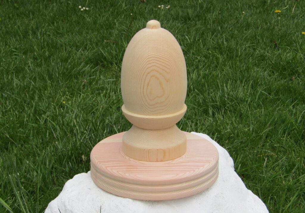 Acorn Finial on Medium base